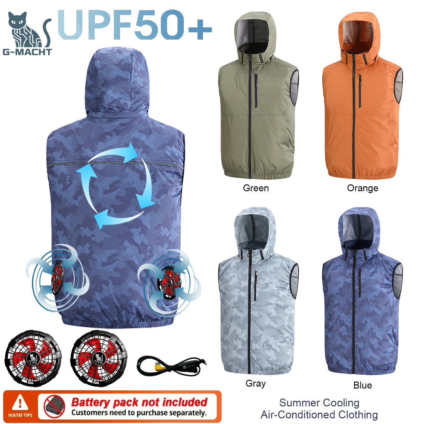 Outdoor Sport Brand Jacket - Gilet de sport d'été 12V/5V avec