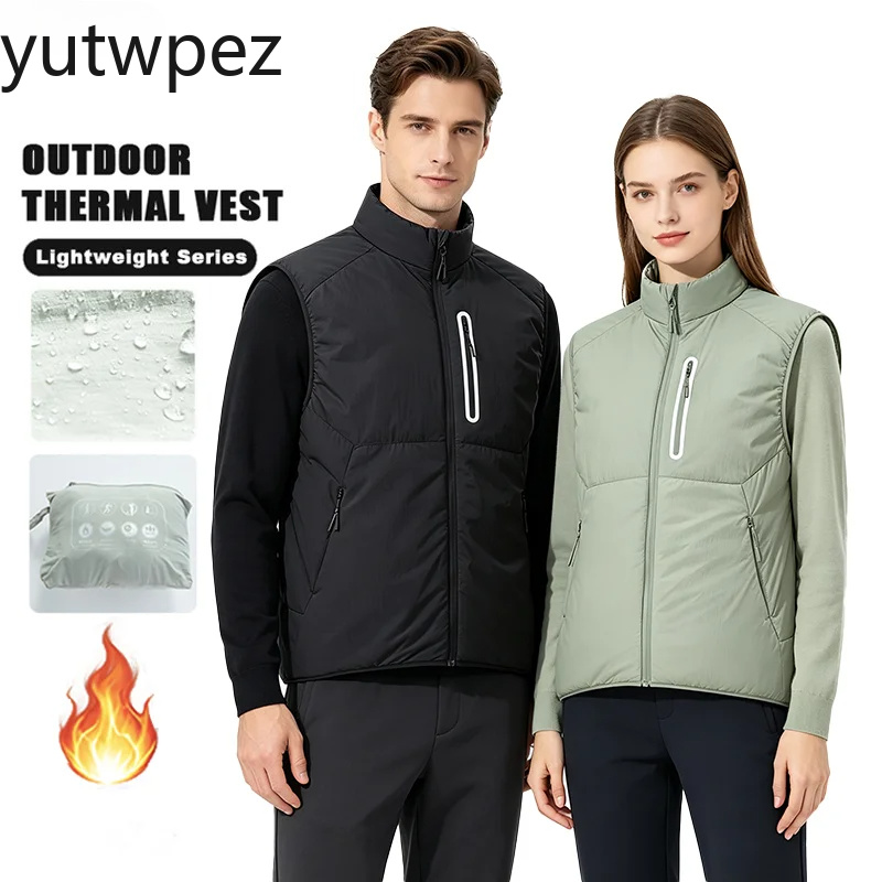 Outdoor Sport Brand Jacket - Gilet unisexe en coton chaud, léger,