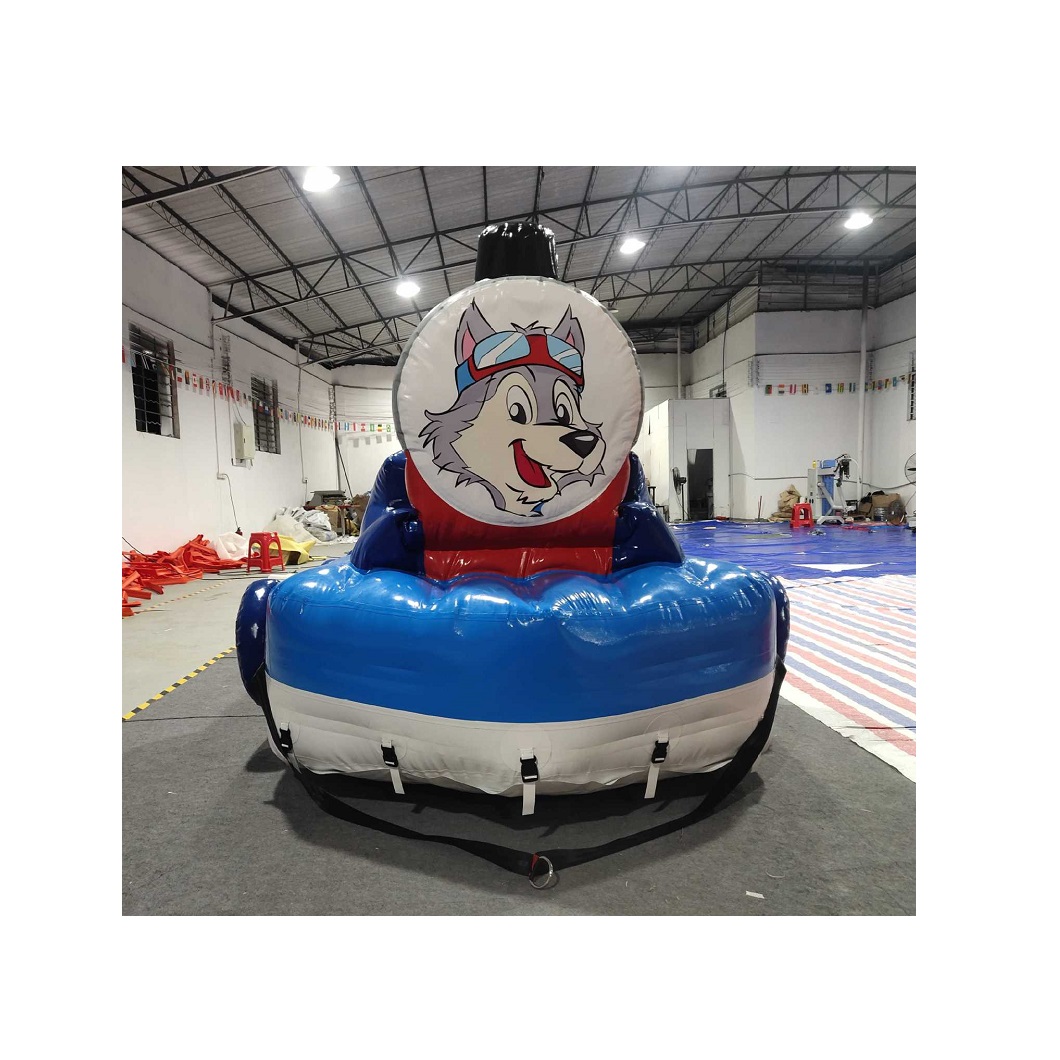 Outdoor Sport Games For Kids - Motoneige gonflable de traîneau de neige