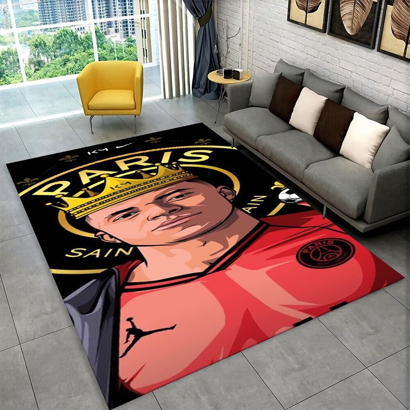 Outdoor Sport Area - Tapis antidérapant Football M-Mbappe Sport Star