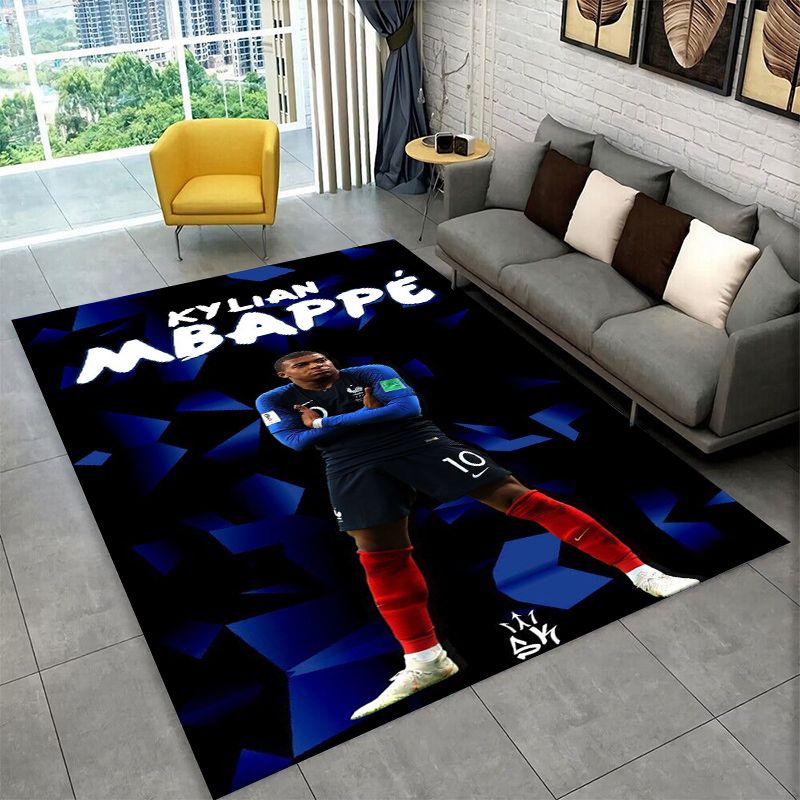 Outdoor Sport Area - Tapis antidérapant Football M-Mbappe Sport Star