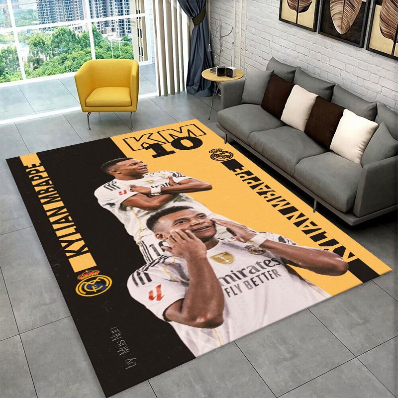 Outdoor Sport Area - Tapis antidérapant Football M-Mbappe Sport Star