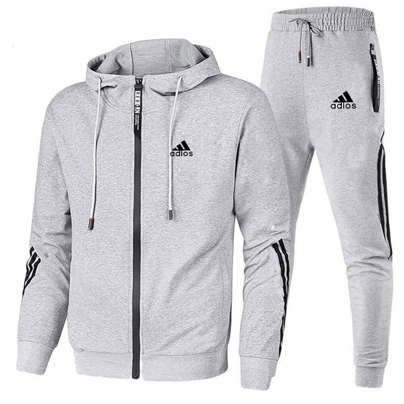 Outdoor Sports Outfit - Ensembles de survêtements pour hommes printemps-automne,