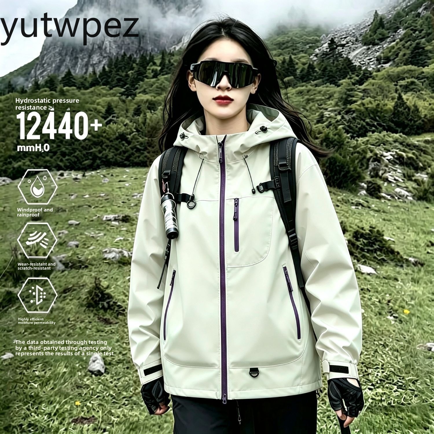 Outdoor Sport Brand Jacket - Veste coupe-vent imperméable unisexe pour le