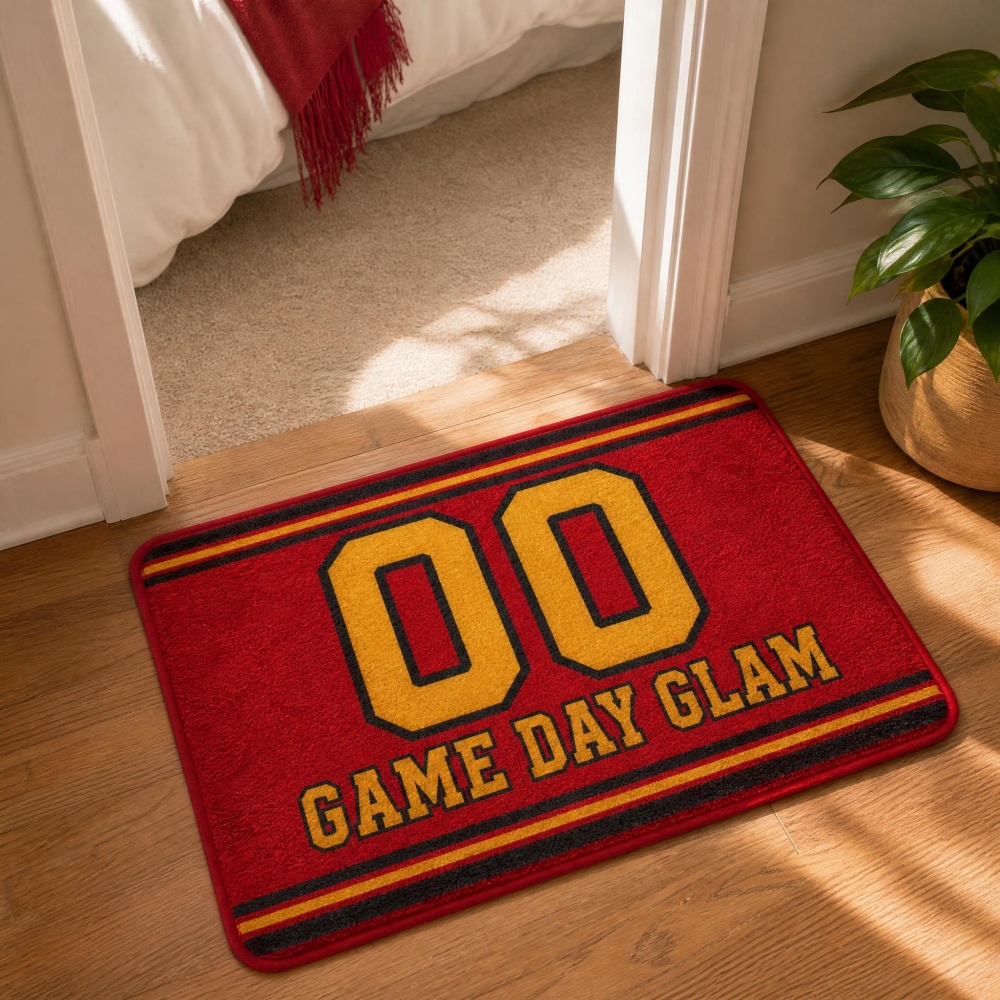 Tapis de porte en flanelle vin - Outdoor Sport Area avis et prix