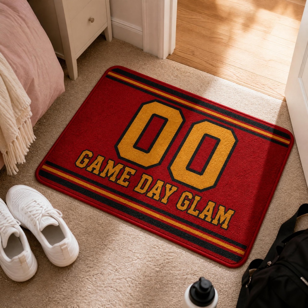 Tapis de porte en flanelle vin - Outdoor Sport Area avis et prix
