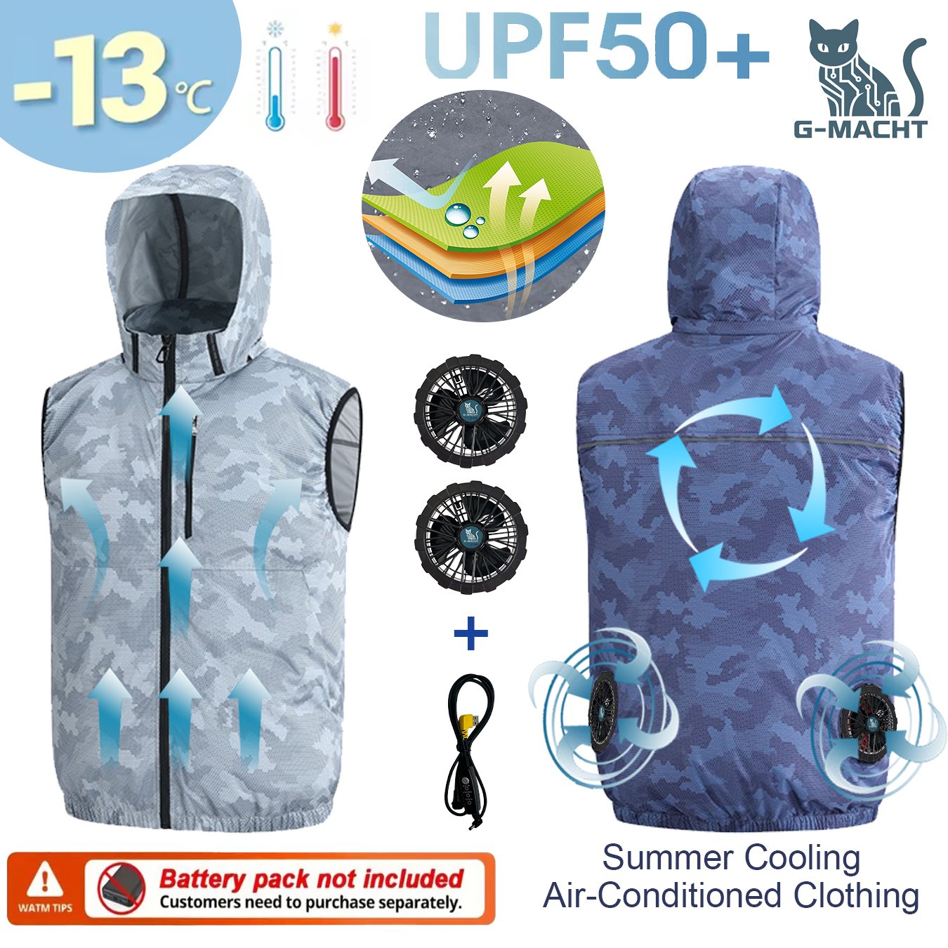 Ventilateur de sport d'été 12V - Outdoor Sport Brand Jacket avis et prix